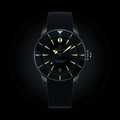 Superocean Heritage Automatic 36mm - Blue on Rubber Strap