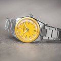 Unity Vitreous Yellow 36.5mm - Yellow on Bracelet