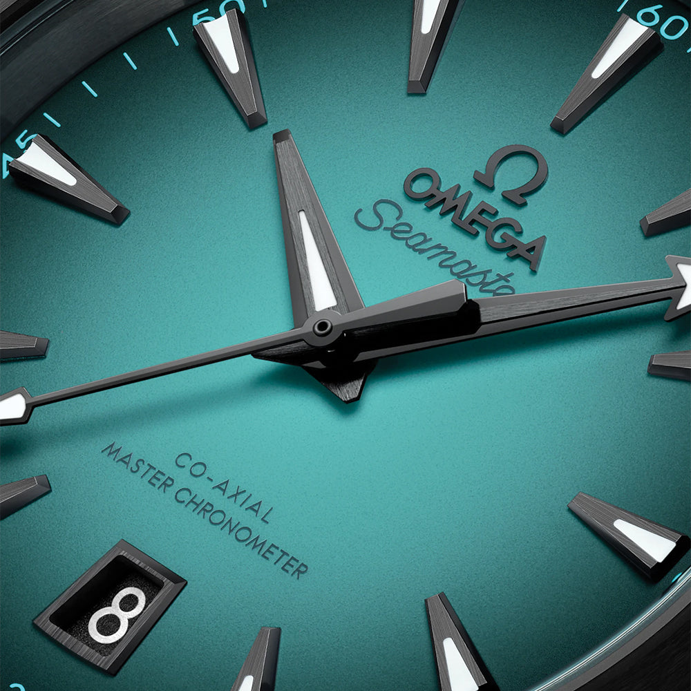 Seamaster Aqua Terra 150M Co-Axial Master Chronometer 38mm - Turquoise on Rubber Strap