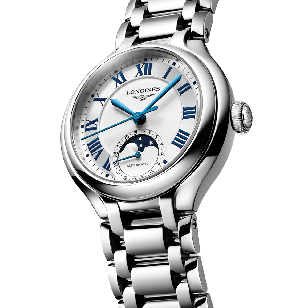 PrimaLuna Moonphase 34mm - Opaline Ivory on Bracelet
