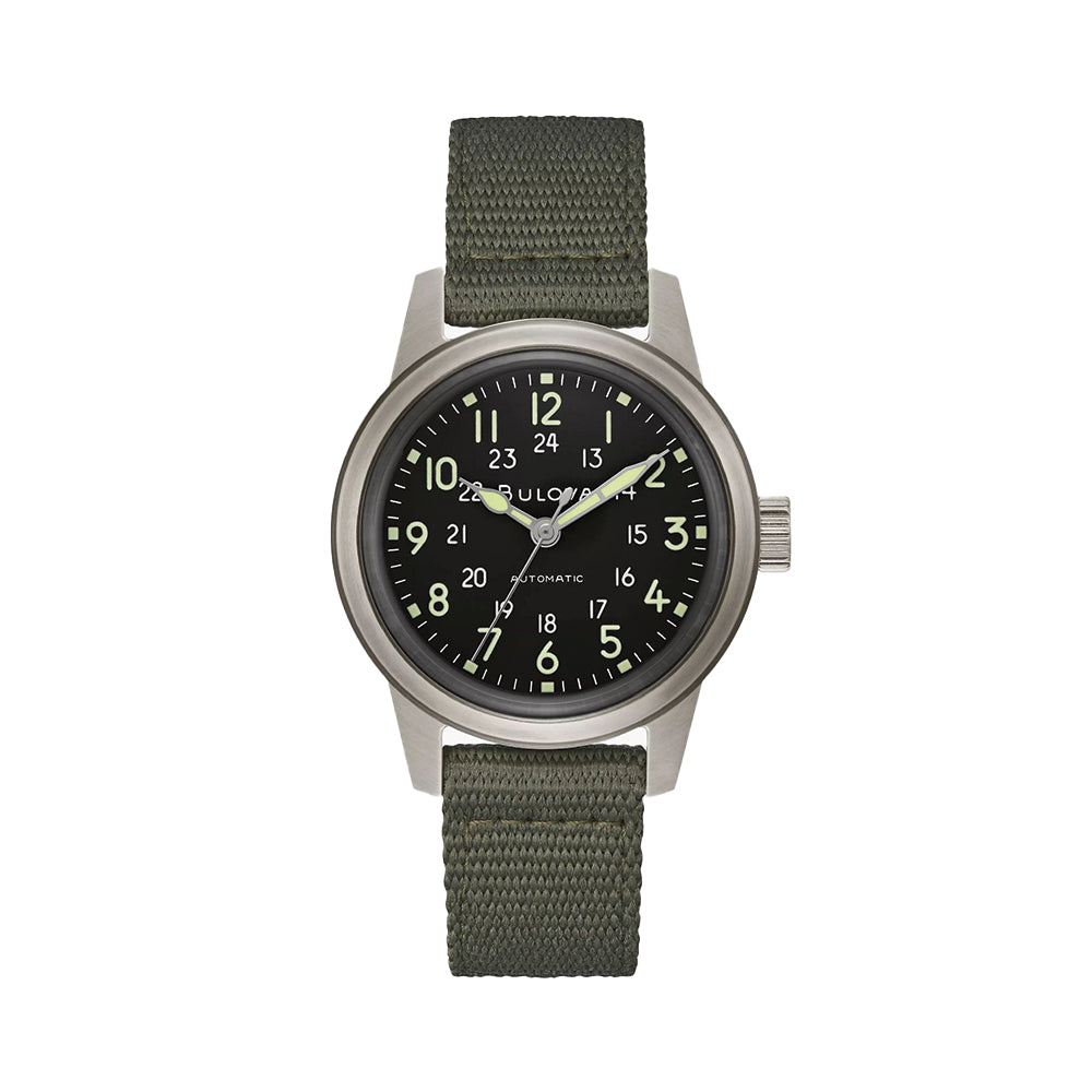 VWI Special Edition HACK Watch 38mm - Black on Nylon Strap
