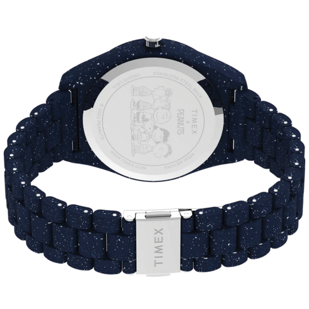 Legacy Ocean x Peanuts Recycled Material 42mm - Blue on Bracelet
