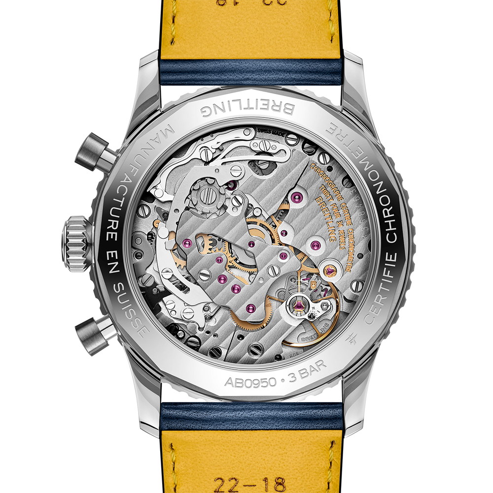 Navitimer B09 Chronograph 41mm - Blue on Leather Strap