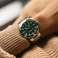 Oris Aquis Date 41.5mm - Green on Bracelet
