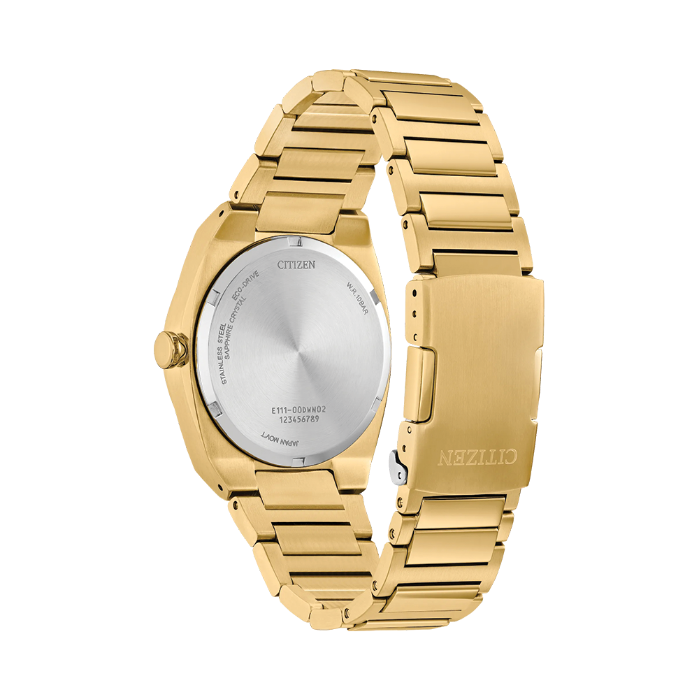Sport Luxury Gold-Tone 40mm - Blue on Bracelet