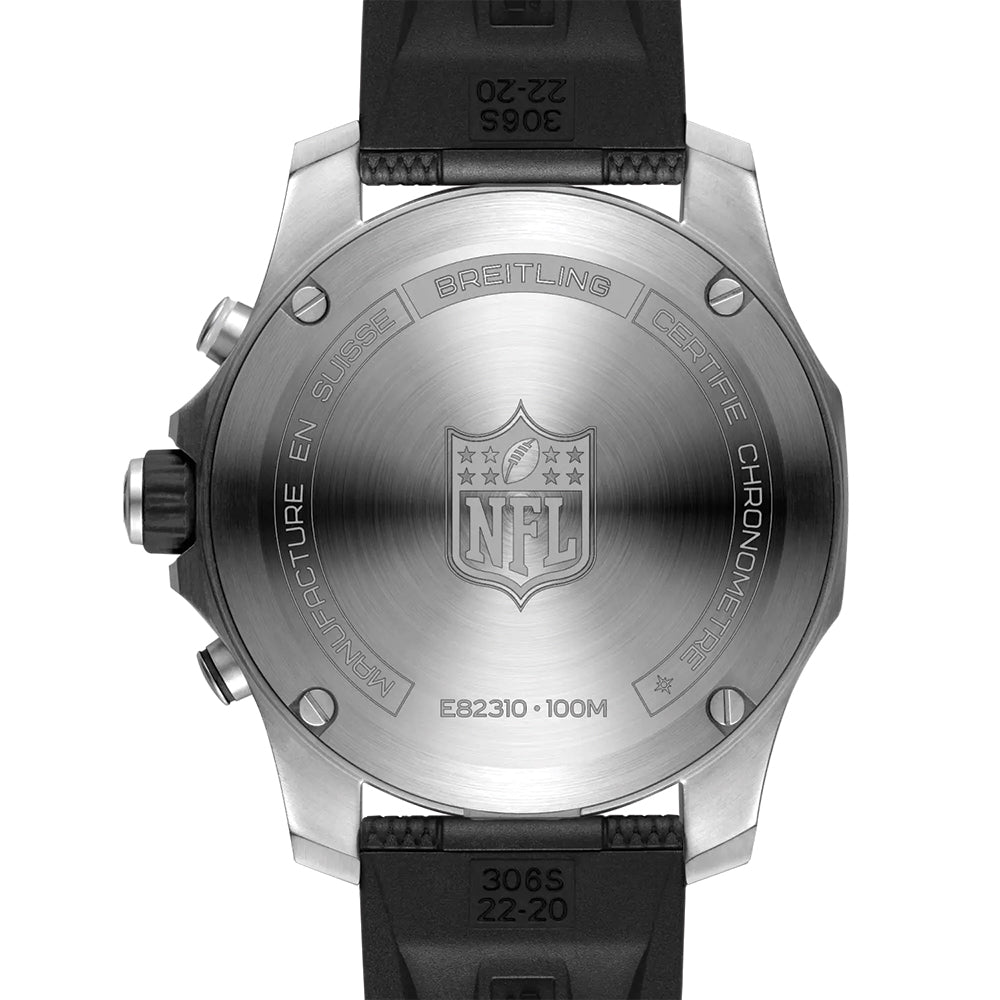 Endurance Pro Browns Limited NFL Edition Titanium 44mm - Black on Rubber Strap