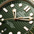 Seamaster Diver 300M Moonshine™ Gold 42mm - Green on Rubber Strap