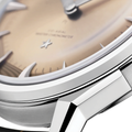 Constellation Observatory Platinum Gold 39.4mm - Yellow on Leather Strap