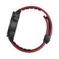 Air Pro 43mm - Black on Red Rubber Strap