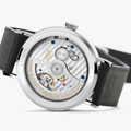 Tangente Neomatik Update 38.5mm - Forest Green on Leather Strap