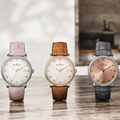 Villeret Ultraplate 38mm - Gold-Toned Opaline on Leather Strap