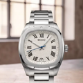 Multifort TV Quartz 28mm - Ivory on Bracelet