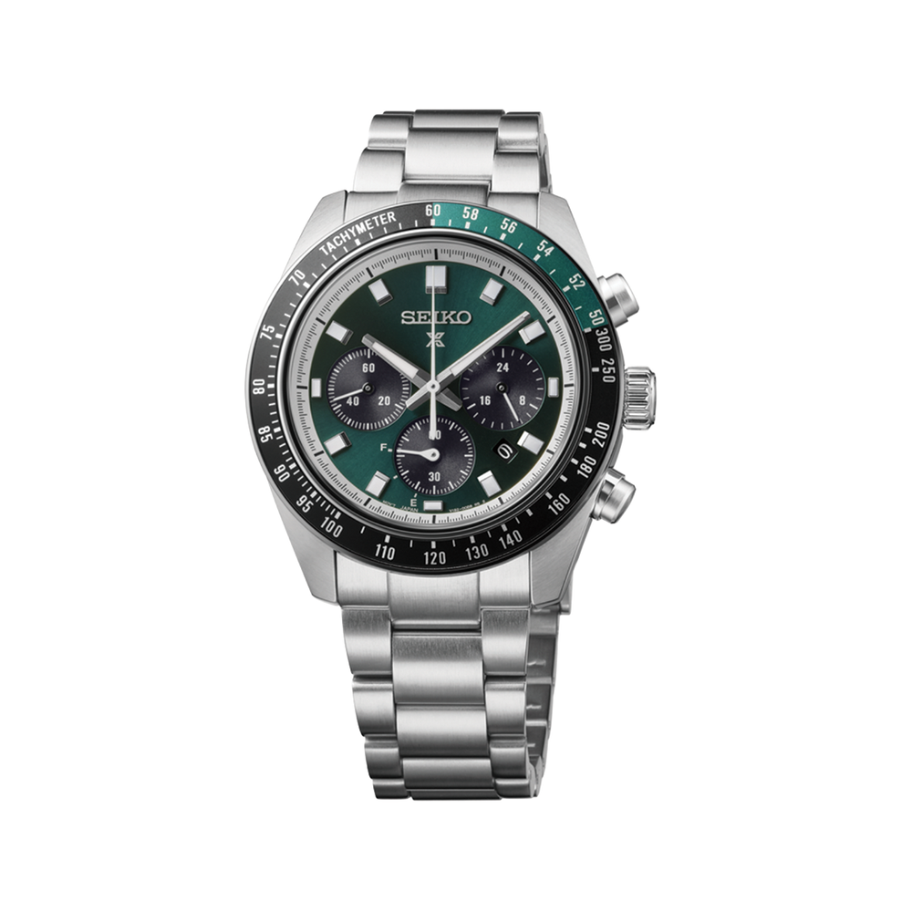 HBJ003 Prospex Speedtimer Solar Chronograph 41.4mm - Turquoise on Bracelet
