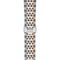 1926 Rose Gold Two-Tone 36mm - Silver, Diamond-Set on Bracelet