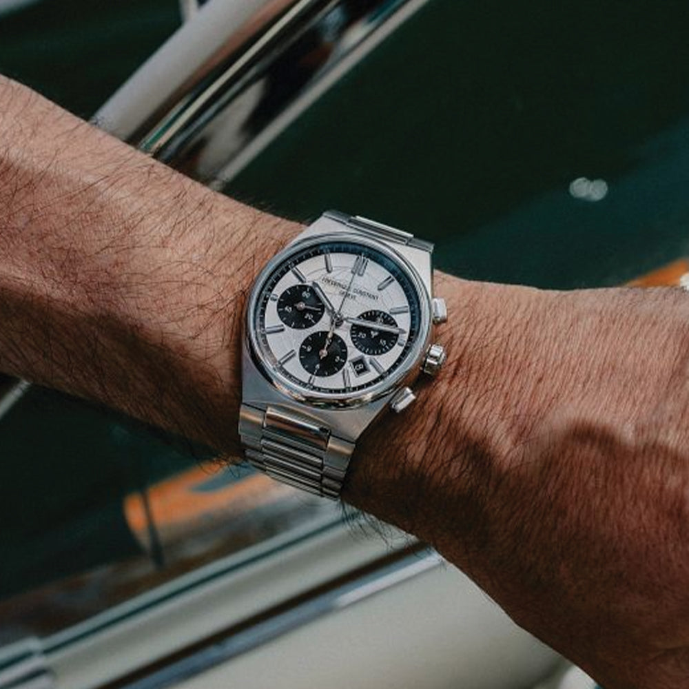 Highlife Chronograph Automatic 41mm - White on Bracelet