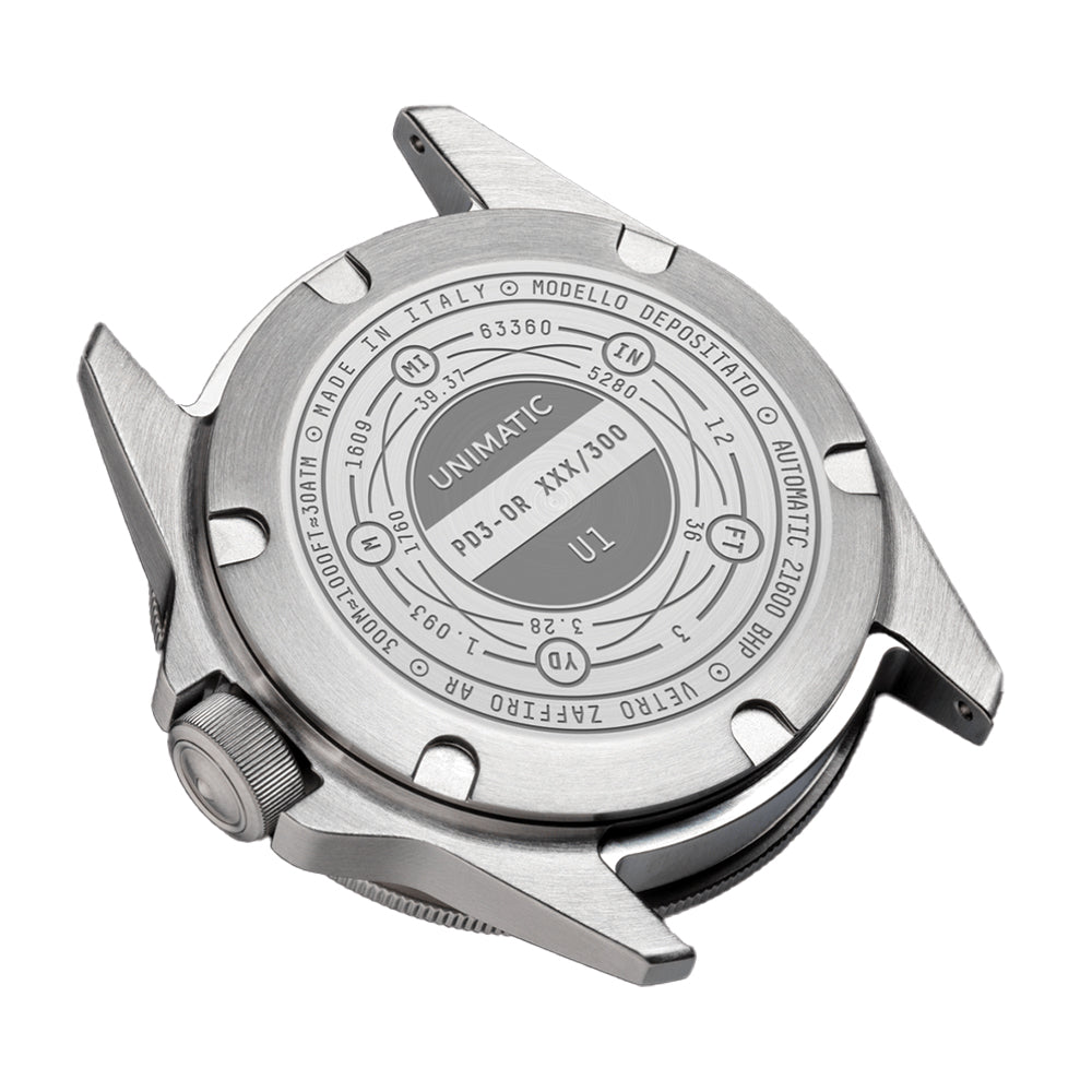 U1-PD3-OR Limited Edition 41.5mm - Orange on Strap