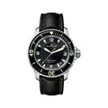 Fifty Fathoms Automatique Steel 45mm - Black on Sail-canvas Strap