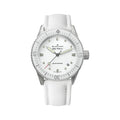 Fifty Fathoms Bathyscaphe Steel 38mm - White on Sail-Canvas Strap
