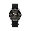 Fifty Fathoms Bathyscaphe Steel 38mm - Black on One Piece Nylon Strap