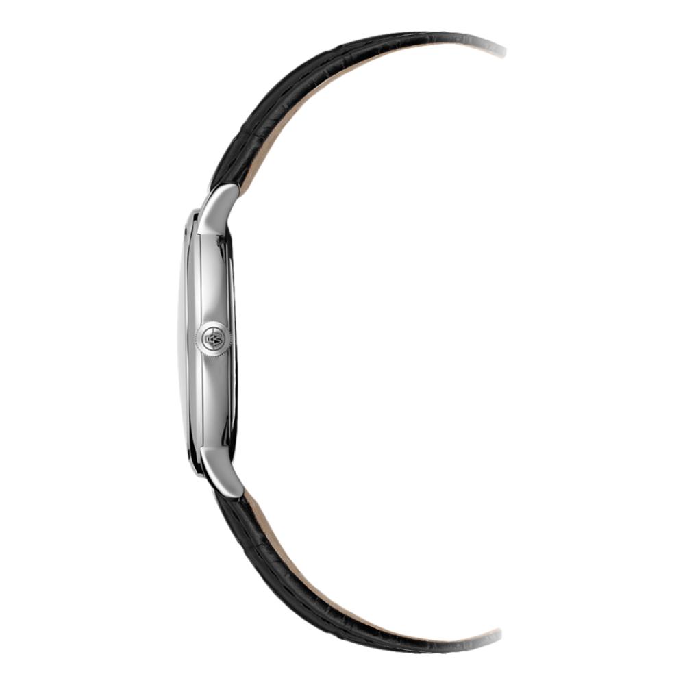 Toccata Classic Quartz 39mm - White on Leather Strap