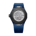 Riviera 10769 Baumatic Titanium 42mm - Blue on Rubber Strap