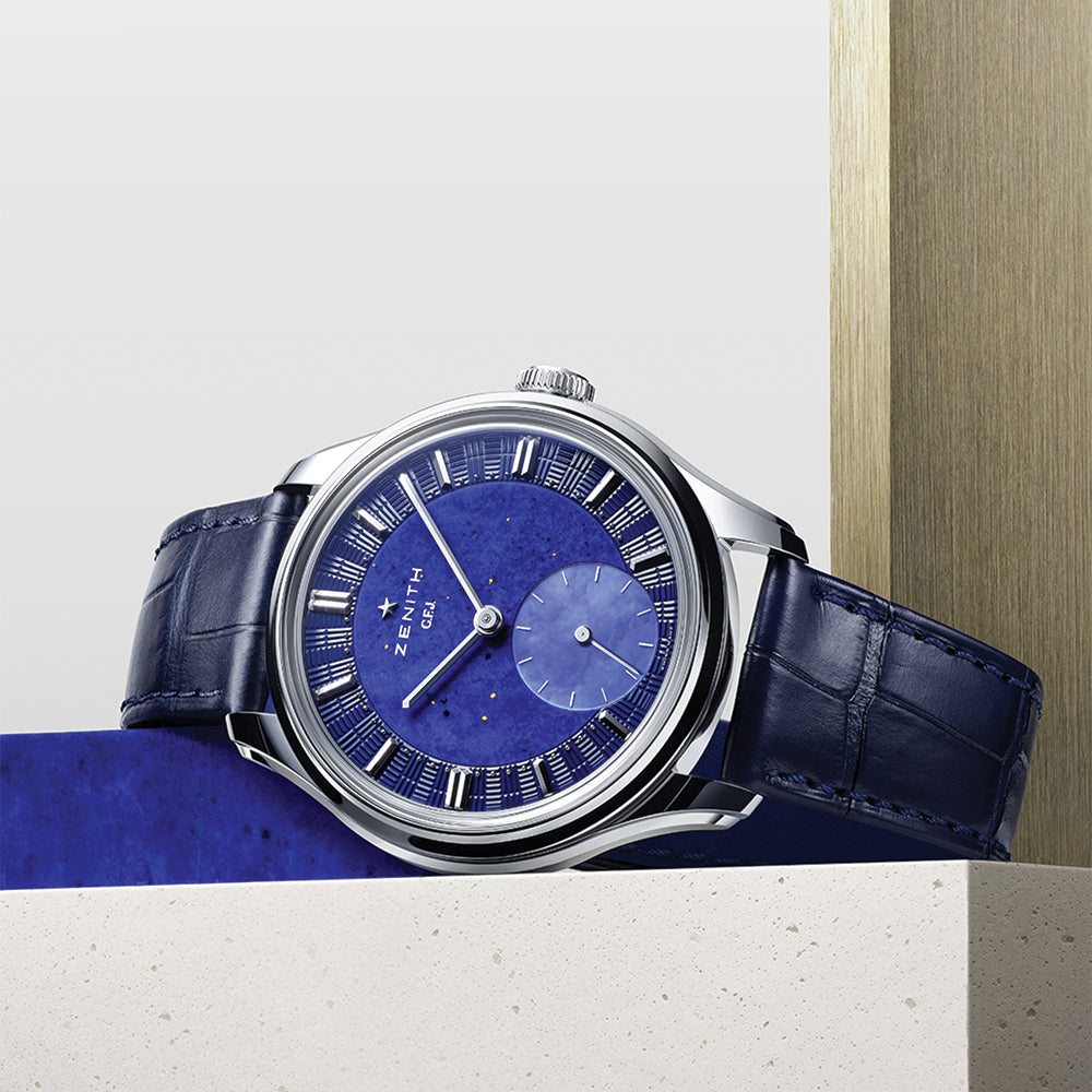 G.F.J. Exclusive Edition 160th Anniversary Caliber 135 Platinum 950 39.15mm - Blue Dial on 3 Strap Options