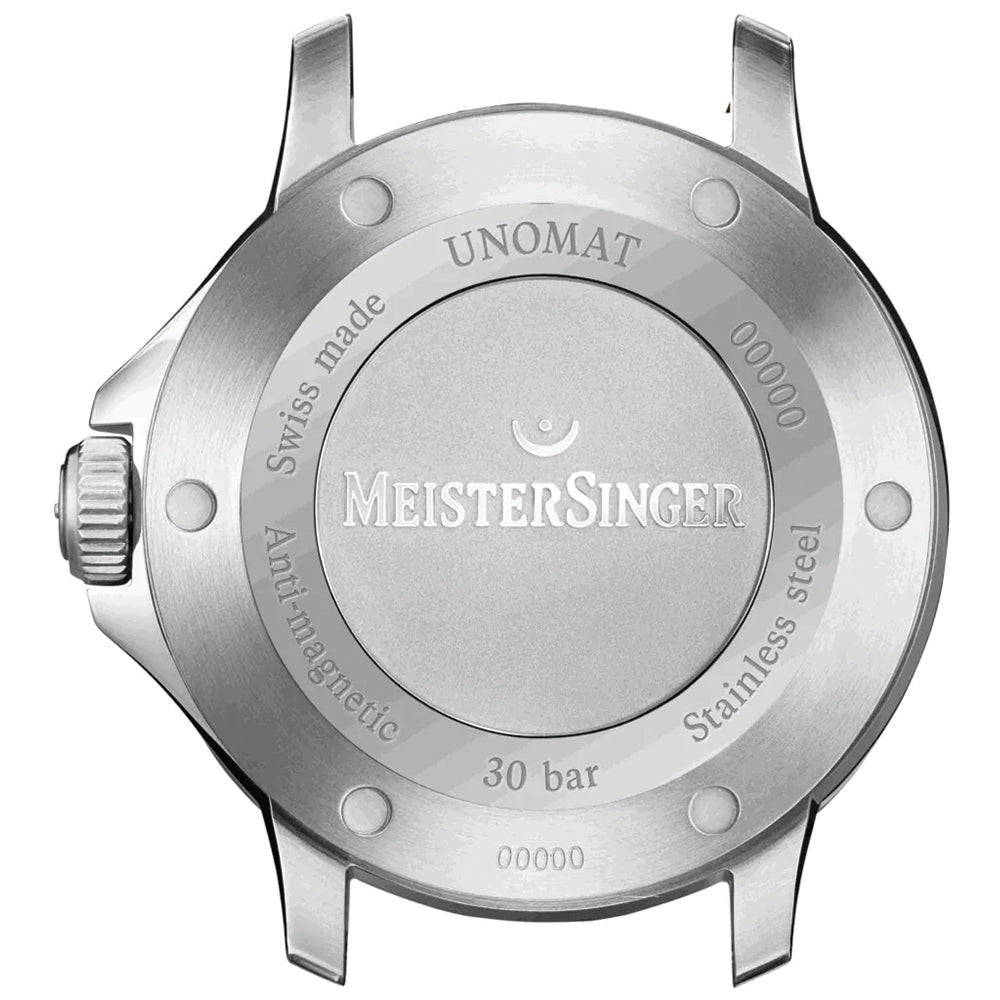Unomat Automatic 43mm - Black on Orange Rubber Strap