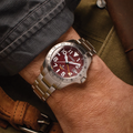 Promaster Land GMT 39.5mm - Red on Bracelet