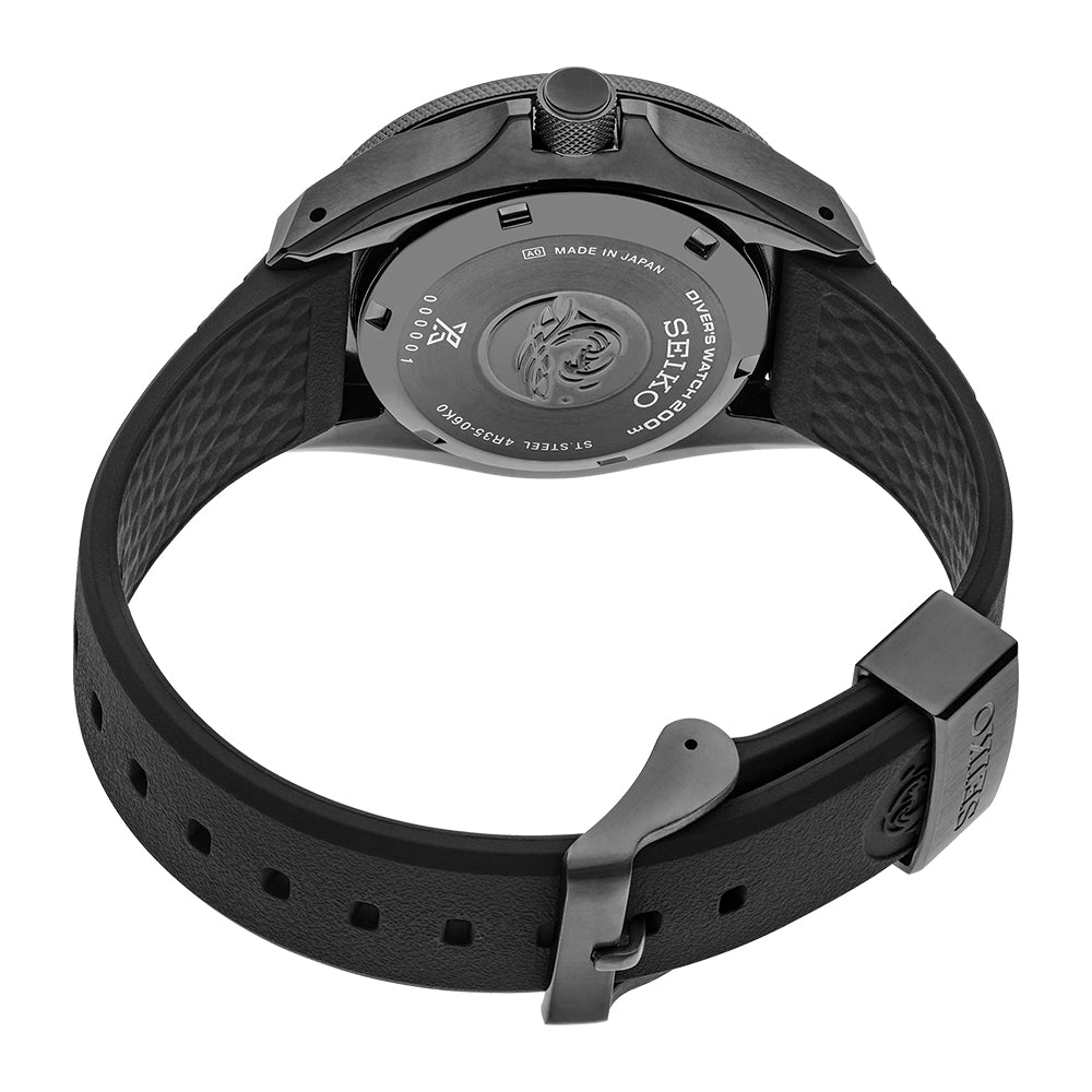 SRPL15 Prospex Samurai Diver 41.7mm - Black on Rubber Strap