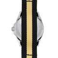 DS Action Diver "New DS Concept Extreme Shock Resistance" 40.5mm - Black on One-Piece Textile Strap