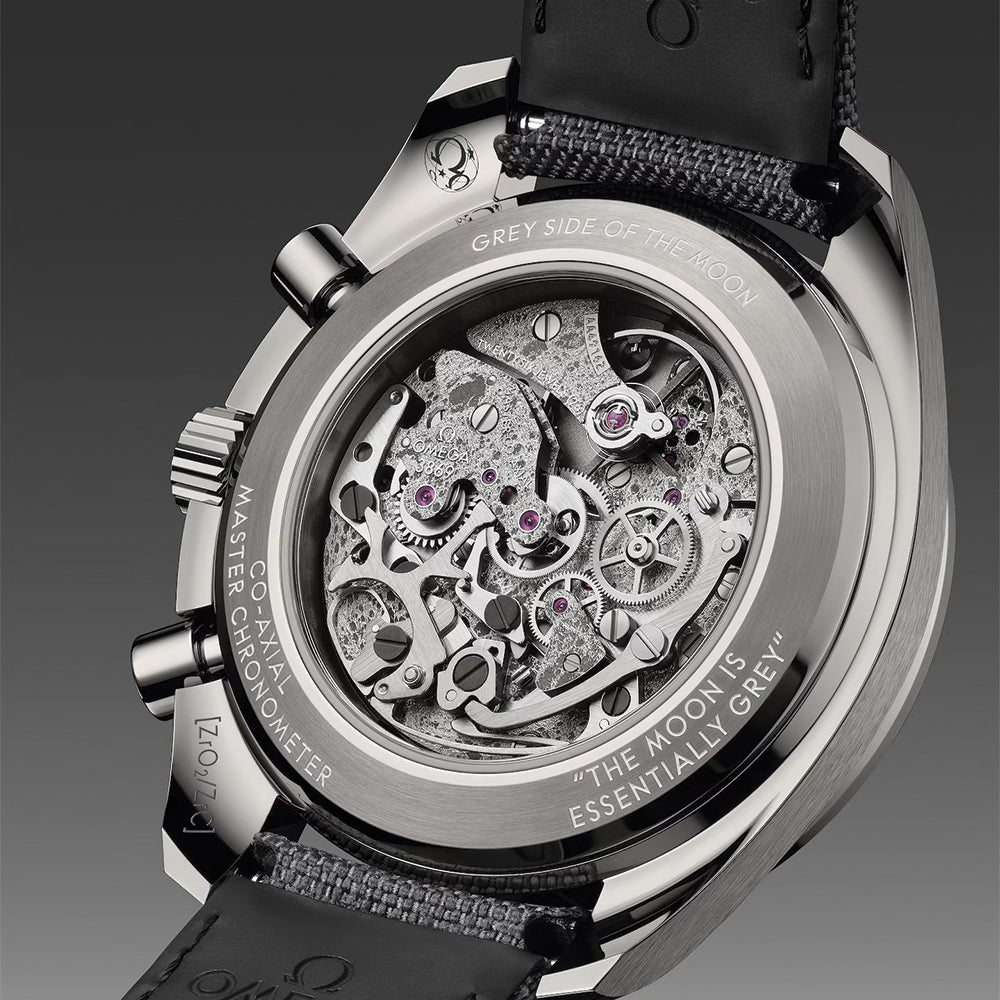 Speedmaster Grey Side of the Moon Grey Ceramic 44.25mm - Grey on Fabric Strap