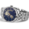 Jazzmaster Open Heart Auto 42mm - Blue on Bracelet