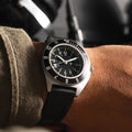 SSNAV No Date 41mm - Black on Rubber Strap