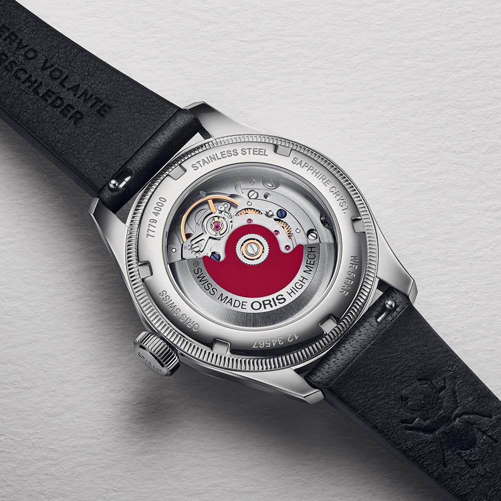 Big Crown Pointer Date “BULLSEYE” 38mm - Black and White on Leather Strap