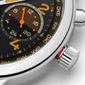 Club Sport Neomatik Worldtimer Grid 40mm - Black w/ Orange on Bracelet