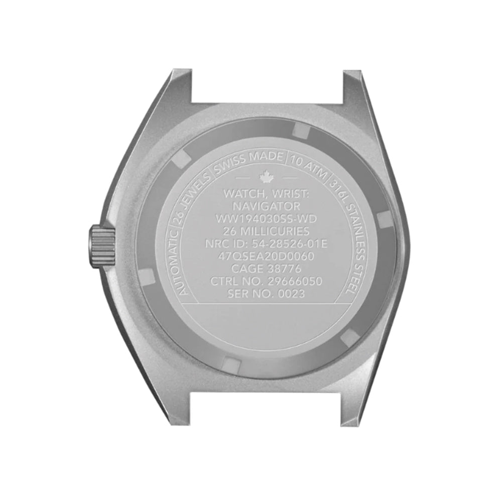 SSNAV-D 41mm - Arctic on Nylon Defense Standard Strap
