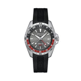 DS-X “New DS Concept Extreme Shock Resistance” GMT Quartz 41mm - Grey on Black Rubber Strap