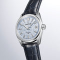 SLGB001 Evolution 9 Spring Drive UFA Platinum 950 37mm - Light Blue on Leather Strap