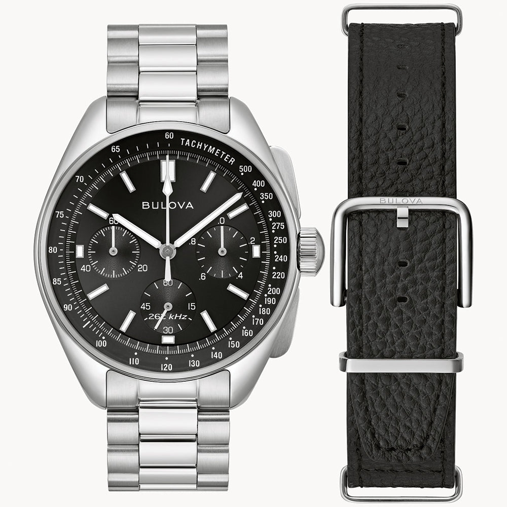 Lunar Pilot 43.5mm - Black on Bracelet