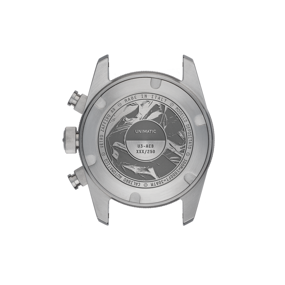 Modello Tre U3-AEB Limited Edition 41.5mm - Black on Fabric Strap