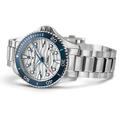Khaki Navy Scuba Auto 40mm - White on Bracelet