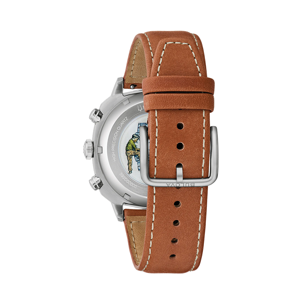 Military VWI Special Edition Quartz 42.5mm - Green on Leather Strap
