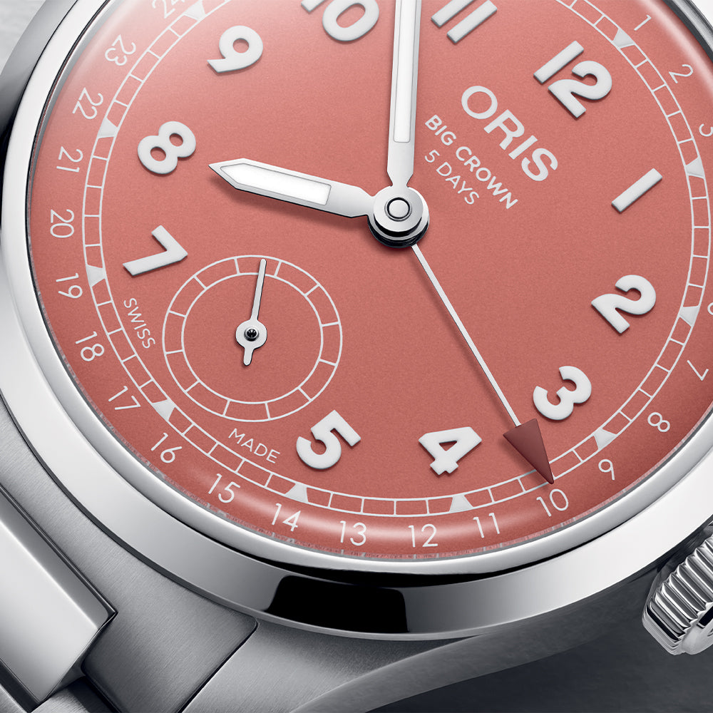 Big Crown Pointer Date Caliber 403 40mm - Terracotta Pink on Bracelet
