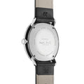 Max Bill Automatic w/ Numerals and Sapphire Crystal 38mm - Silver on Leather Strap
