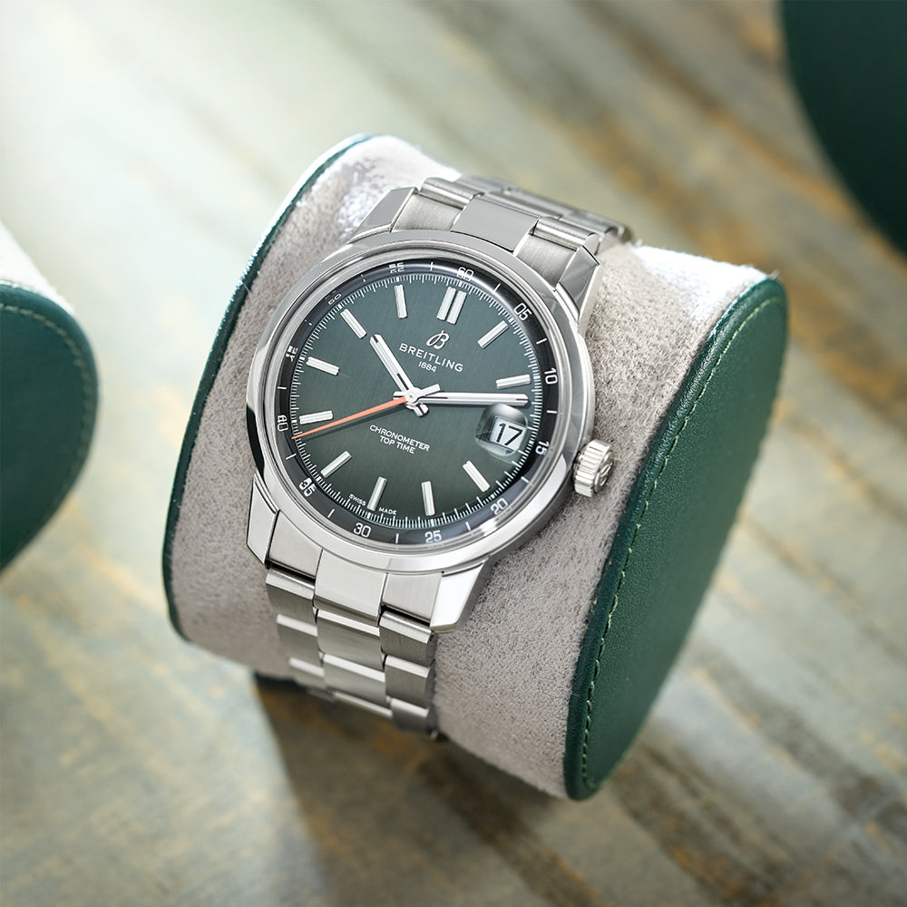 Top Time B31 38mm - Green on Bracelet