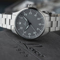 Pilot Watch Basic Augsburg MB Automatic 42mm - Grey on Bracelet