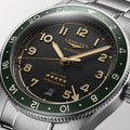Spirit Zulu Time Green Bezel 42mm - Black on Bracelet
