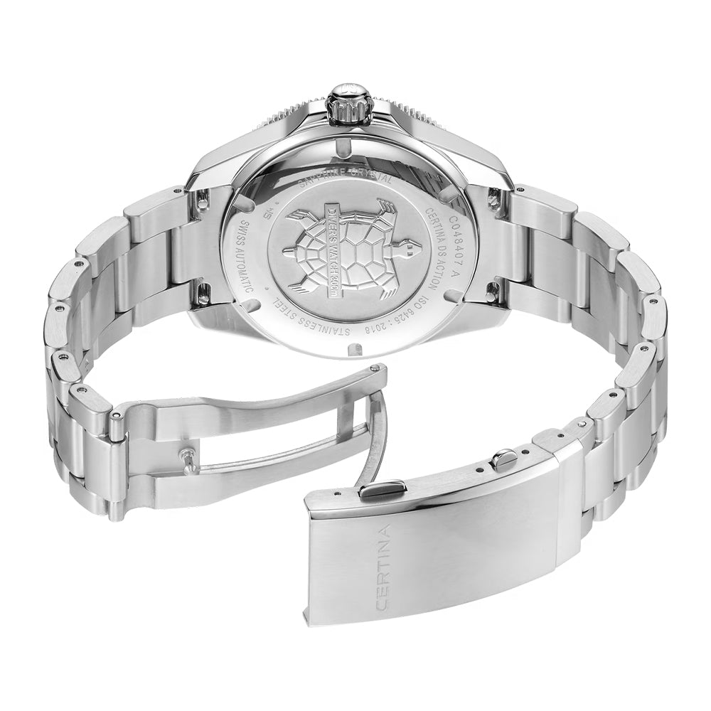 DS Action Diver "New DS Concept Extreme Shock Resistance" 40.5mm - Black on Bracelet