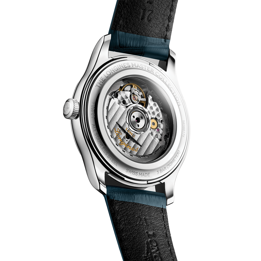 Master 41mm - Silver on Leather Strap