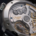 Senator Excellence Panorama Date Moon Phase 40mm - Frosted Copper on Leather Strap